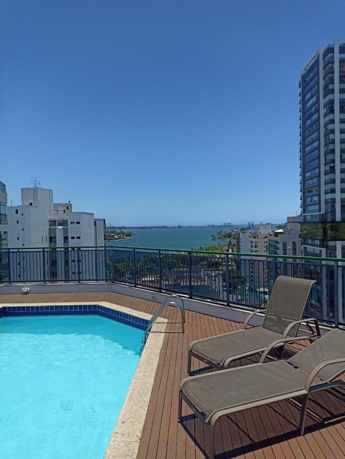 Flat Com Piscina, Academia E Vista O Mar