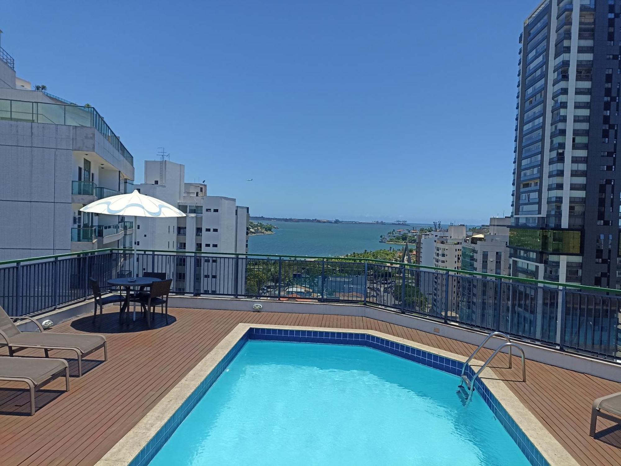 Flat Com Piscina, Academia E Vista O Mar Vitoria