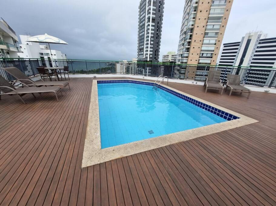 Flat Com Piscina, Academia E Vista O Mar *